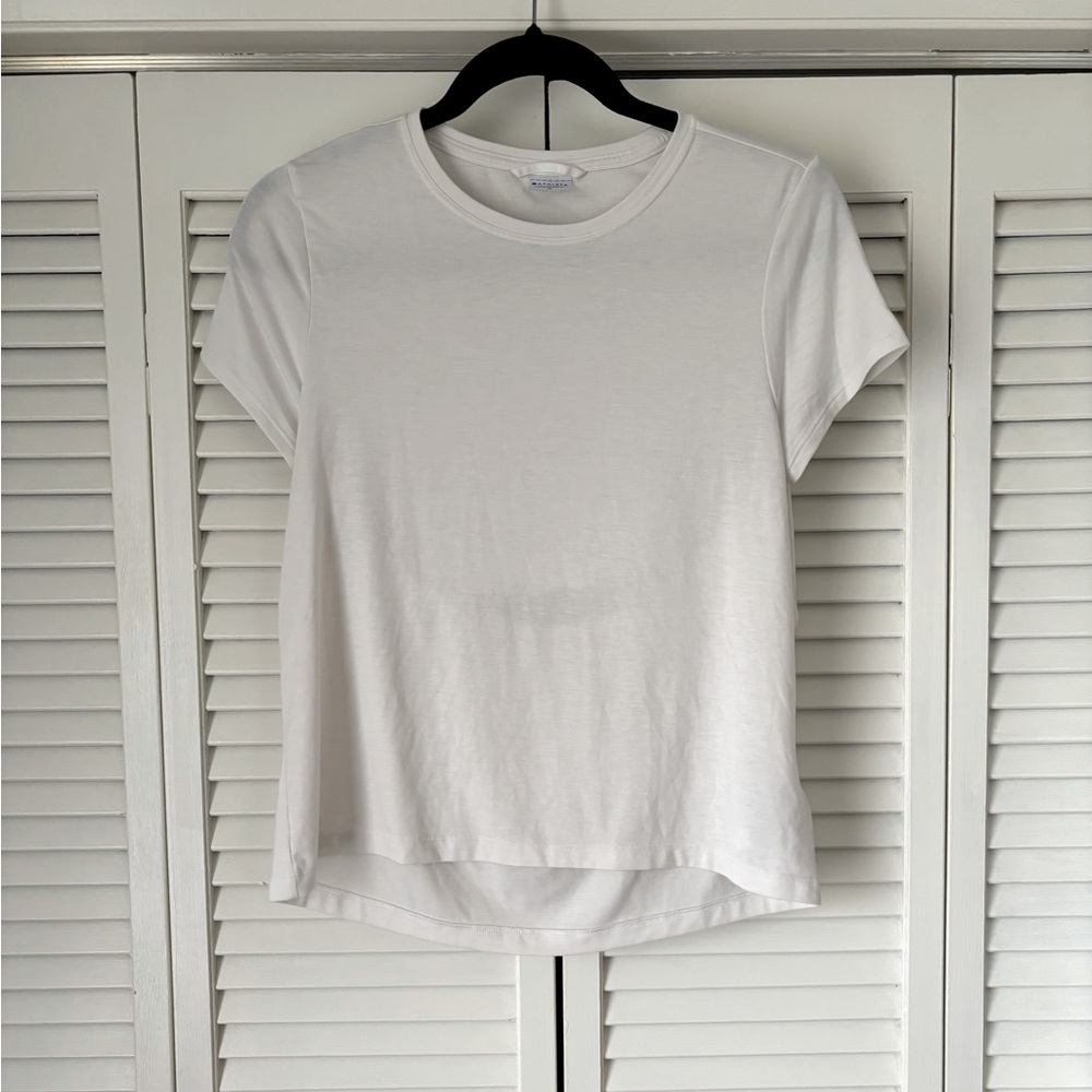 Athleta white workout tshirt. XS.
